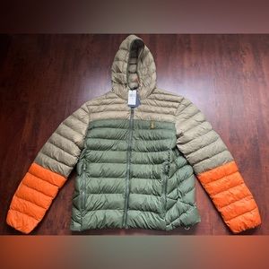 Polo Ralph Lauren Lightweight Packable Terra Hooded Puffer Jacket NWT SZ XL